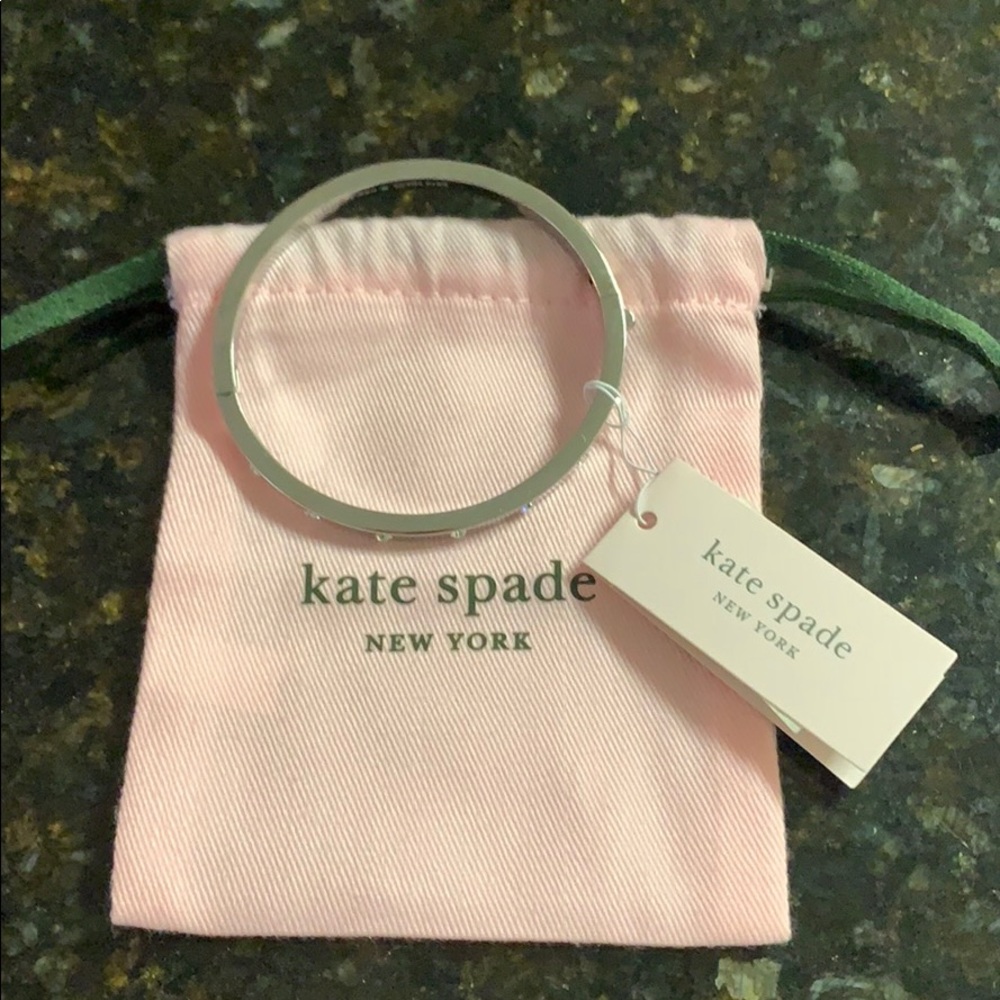 Kate Spade NWT Silver bangle